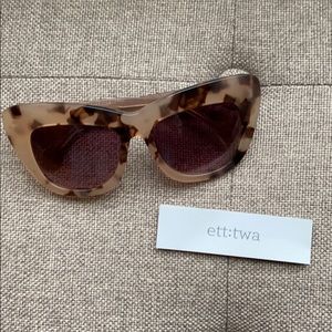 Anthro Sunglasses - Oversized Tortoiseshell